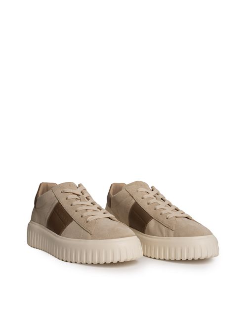 Sneakers H-Stripes in suede Beige HOGAN | HXM6450FO7T UHO342M